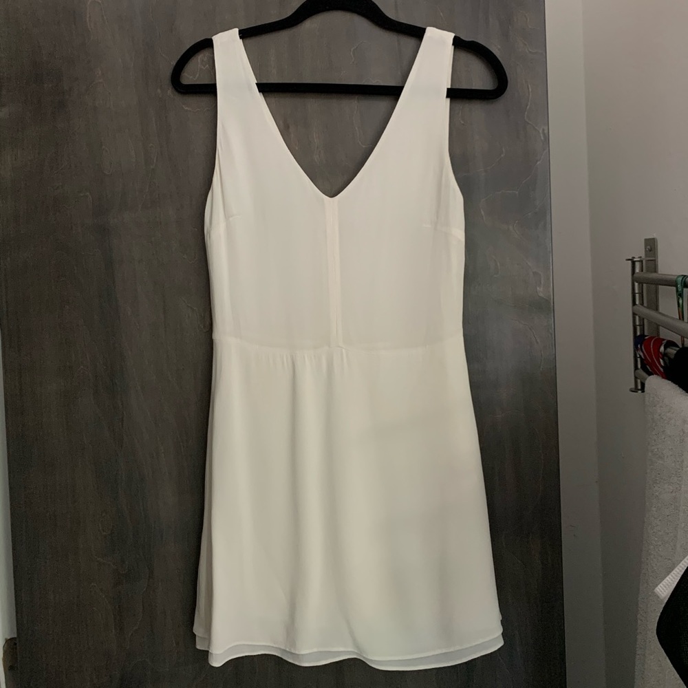 ARITZIA A-LINE IVORY MINI DRESS (4)